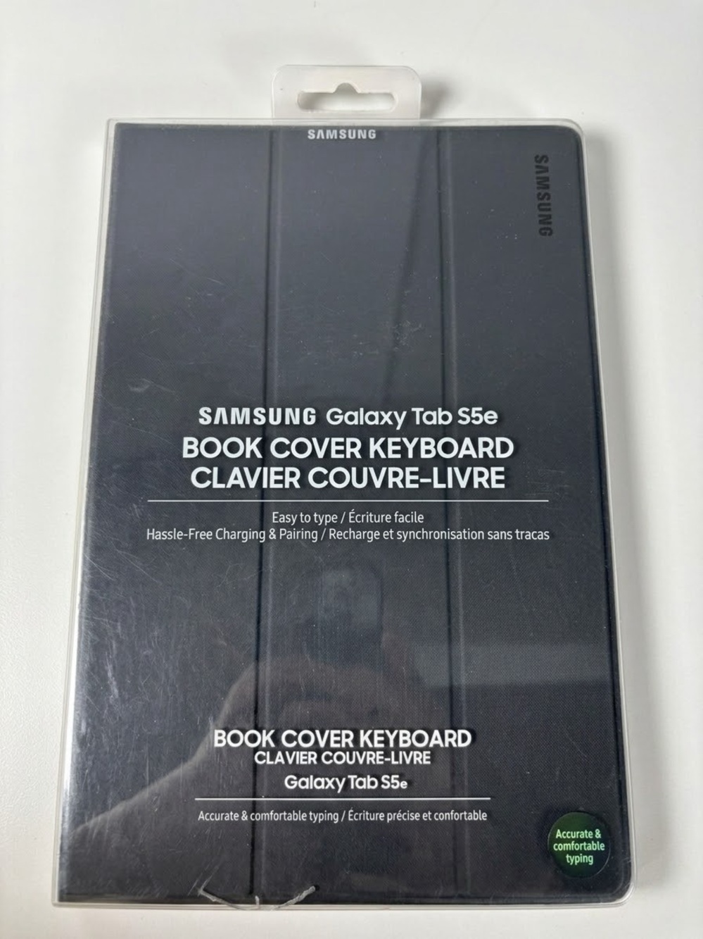 NIB Official Samsung Galaxy Tab S5e Book Cover Keyboard Case (EJ-FT720) - Black